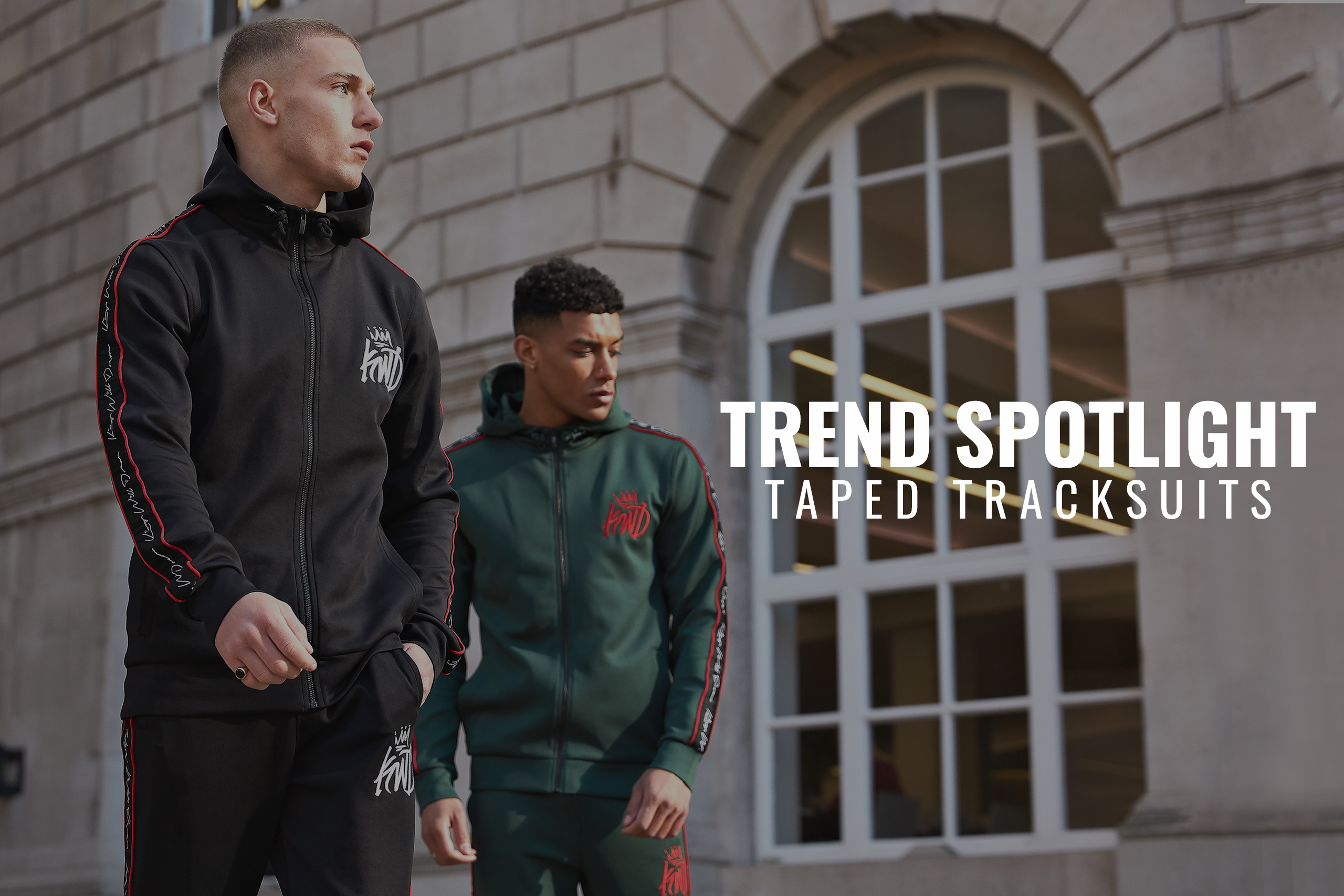 Trend Spotlight: Taped Tracksuits